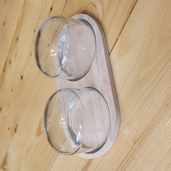 Target Other - Horizon Cloche Board Tray with 2 Glass Dome Lids